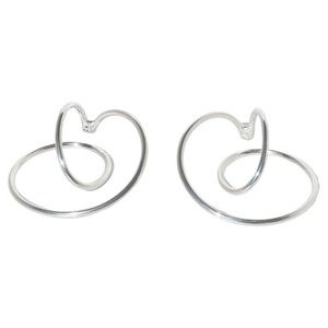 Silver Swing Ear Cuffs by Allan Scharff for Goerg Jensen